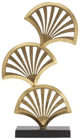 Háromlevelű szobor 23,5x10x44cm