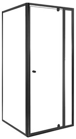Flexi 90x90 cm sarokba szerelhető szögletes zuhanykabin zuhanytálca nélkül
