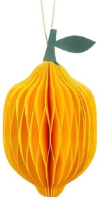 Papír kézzel készített karácsonyfadísz ø 6 cm Lemon Honeycomb – Sass &amp; Belle