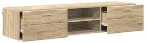 TV szekrény fiókkal sonoma tölgy 150 x 39 x 30 cm Faanyag