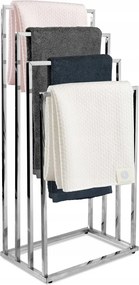 Törölközőtartó állvány 4 karos Neli króm szín
