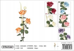 Hosszú Mesterséges Rózsa Levelekkel Belső Dekoráció