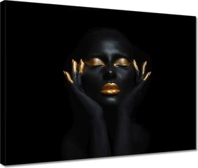 Vászonkép 40x30 Arany meditáció