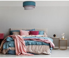 Duolla - Mennyezeti lámpa TRIO 1xE27/15W/230V á. 45 cm türkiz/szürke/fehér