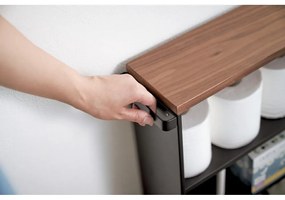 Fekete fém fürdőszobai polcos állvány 47,5x68 cm Tower – YAMAZAKI