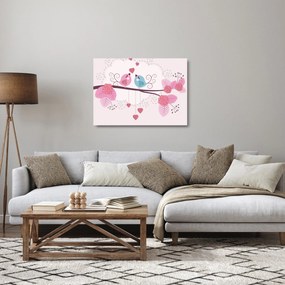 Kép - Szerelmi idő (üvegen) (70x50 cm)