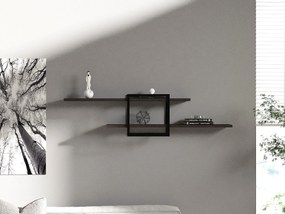 Fali polc Mone - Anthracite, Black