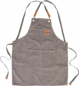 Női Konyhai Kötény Férfi Univerzális Kötött Zsebes Kötény