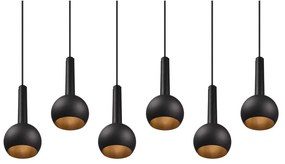 Fekete függőlámpa Ciliana – CINQUE
