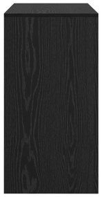 vidaXL Íróasztal Fekete tölgy Tervezett fa 90 x 40 x 76 cm Íróasztal