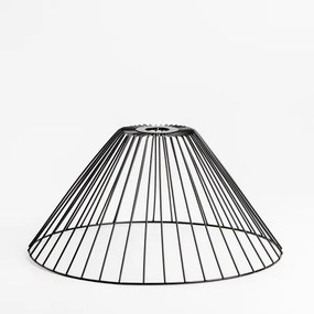 CURITIBA univerzális lámpabúra, Ø 45 cm, fekete