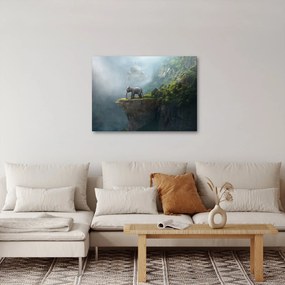 Kép - Az elefánt a Taj Mahal tetején (70x50 cm)