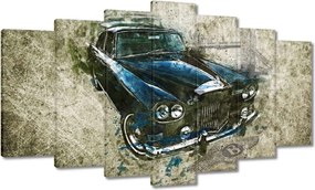 Festmények 140x80 Angol oldtimer