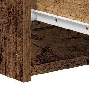 antik fa szerelt fa tálalószekrény 60 x 35 x 98,5 cm