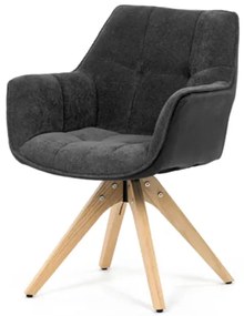 Autronic étkezőszék szövet szürke HC-D7180 GREY2
