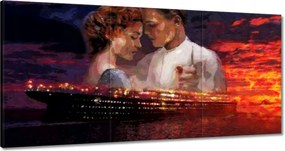 Vászonkép 60x30 Titanic naplemente