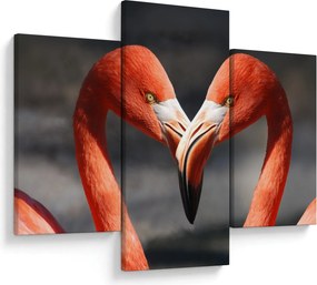 Két szerelmes flamingó képe (90x60 cm)