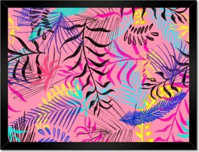 Poszterek keretben 40x30 Rózsaszín kompozíció Virágok