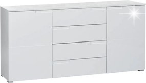 SPICE szekrény, fényes fehér