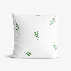 Goldea pamut párnahuzat - oliva levelek 50 x 70 cm