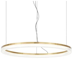 Ideal Lux - LED Csillár zsinóron CROWN LED/42W/230V 3000K átm. 80 cm CRI 90 réz