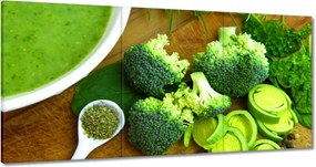 Vászonkép 180x90 Zöld zöldségek Egészség