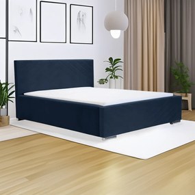 Kárpitozott ágy tárolóval és COOL matraccal 160x200 cm Haditengerészet
