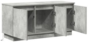 TV állvány Beton Szürke 100x38x49 cm Mérnöki fa