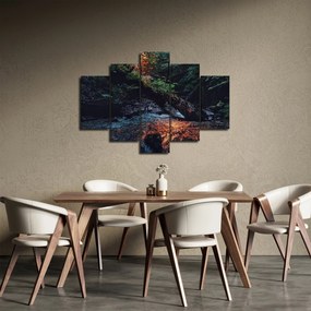 Hegyi folyó képe (150x105 cm)
