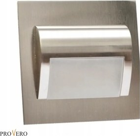 Lámpa Led lépcső lámpatest szatén négyzet semleges Idealed