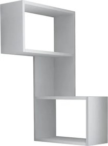 Part fali polc, fehér, 47 cm