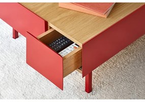 Arista sötétpiros dohányzóasztal - Teulat