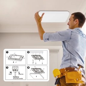 Brilagi - LED dimmelhető mennyezeti lámpatest MILKY WAY LED/24W/230V 3000-6500K +DO