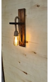 AHSAP fali lámpa 1xE27/40W/230V fenyő/dió