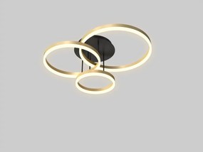 AVIANO LIGHTING 9049-401 PERPIGNON Modern LED Mennyezeti Lámpa Fekete, Arany LED IP20