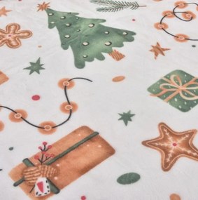 Karácsonyi mikroplüss ágyneműhuzat 200x140cm+90x70cm TiaHome