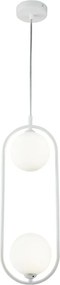 MAYTONI MOD013PL-02W RING Többágú Függesztett Lámpa Fehér G9 IP20