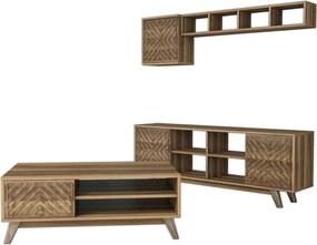 Inci nappali bútorszett, dió, 160 cm