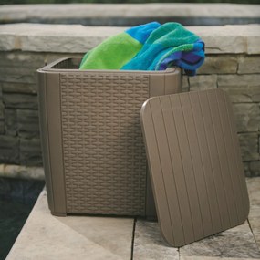 Keter Luzon asztal 39 x 39 x 42,5 cm,  cappuccino