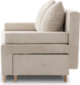 Fireze kanapé, kordbársony, bézs