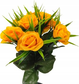 Narancssárga műrózsa csokor 32 cm