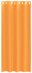 2 db narancssárga fátyolfüggönyök rojtokkal 140x245 cm