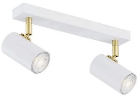 Argon 0890 - Spotlámpa LAGOS 2xGU10/5W/230V fehér/arany