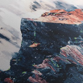 Kép - Absztrakt hegy (70x50 cm)