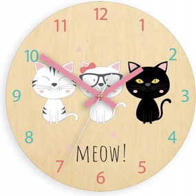 Falióra Aranyos cicák gyerekszobába