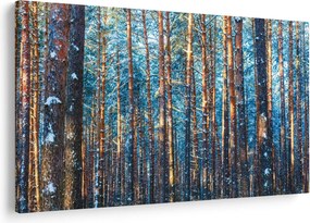 Kép - téli erdő (90x60 cm)