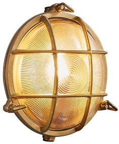 Nordlux - Kültéri fali lámpatest POLPERRO 1xE27/12,5W/230V IP64 sárgaréz 49021035