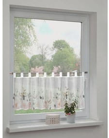 Fehér fényáteresztő függöny 135x245 cm Floral – Sehlbach