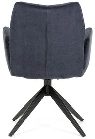 Étkezőszék kék szövetkárpittal. HC-993 BLUE2