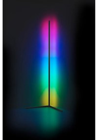Fekete LED állólámpa (magasság 141 cm) Level – Trio